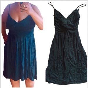 Beautiful Emerald Rayon stretch knit dress